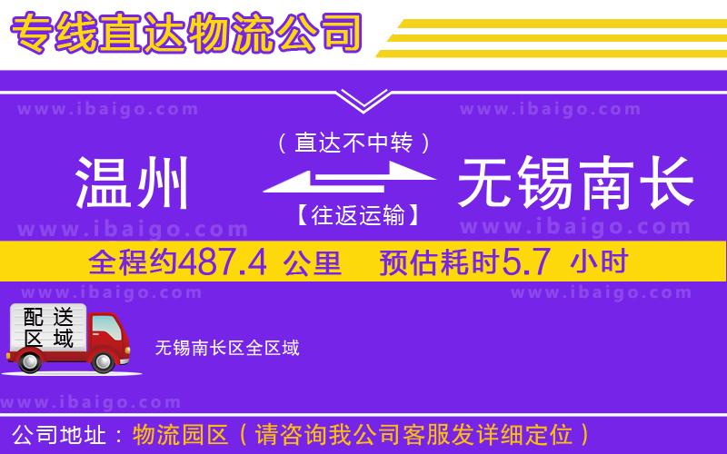 溫州到無錫南長區(qū)貨運(yùn)公司